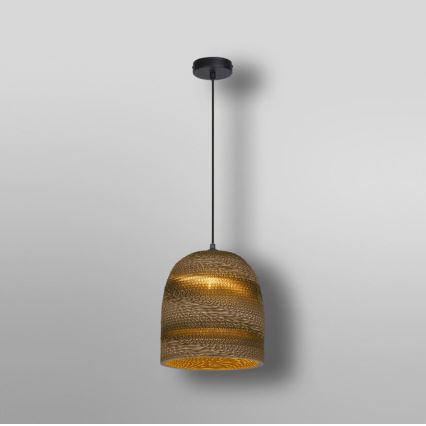 Ledvance - Kattokruunu johdossa DECOR CARDBOARD 1xE27/15W/230V halkaisija 25 cm