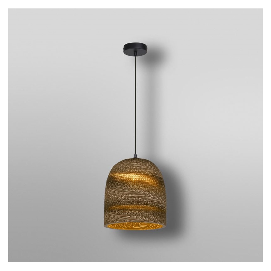 Ledvance - Kattokruunu johdossa DECOR CARDBOARD 1xE27/15W/230V halkaisija 25 cm