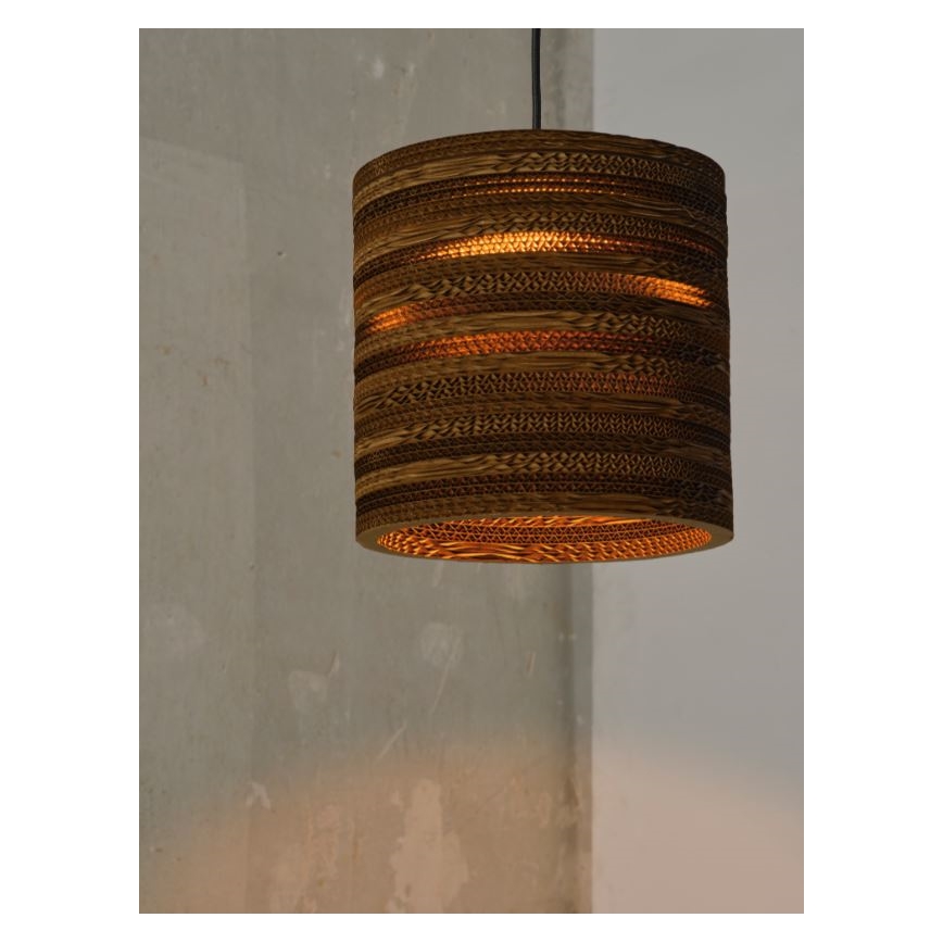 Ledvance - Kattokruunu johdossa DECOR CARDBOARD 1xE27/15W/230V halkaisija 25 cm