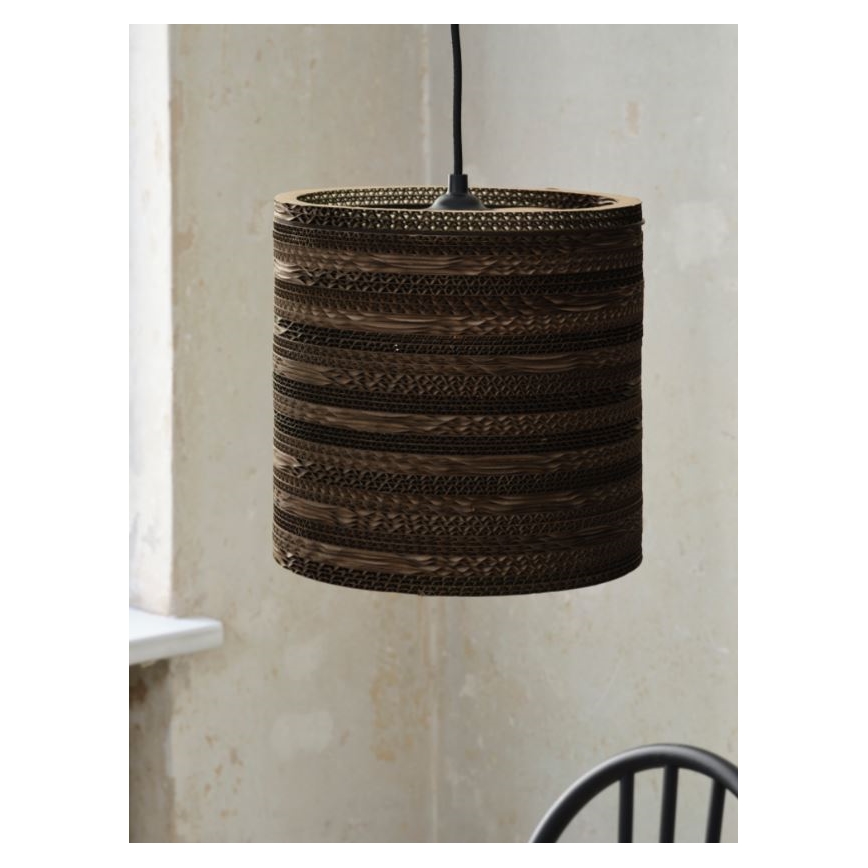 Ledvance - Kattokruunu johdossa DECOR CARDBOARD 1xE27/15W/230V halkaisija 25 cm