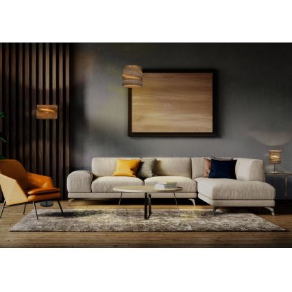 Ledvance - Kattokruunu johdossa DECOR CARDBOARD 1xE27/15W/230V halkaisija 25 cm
