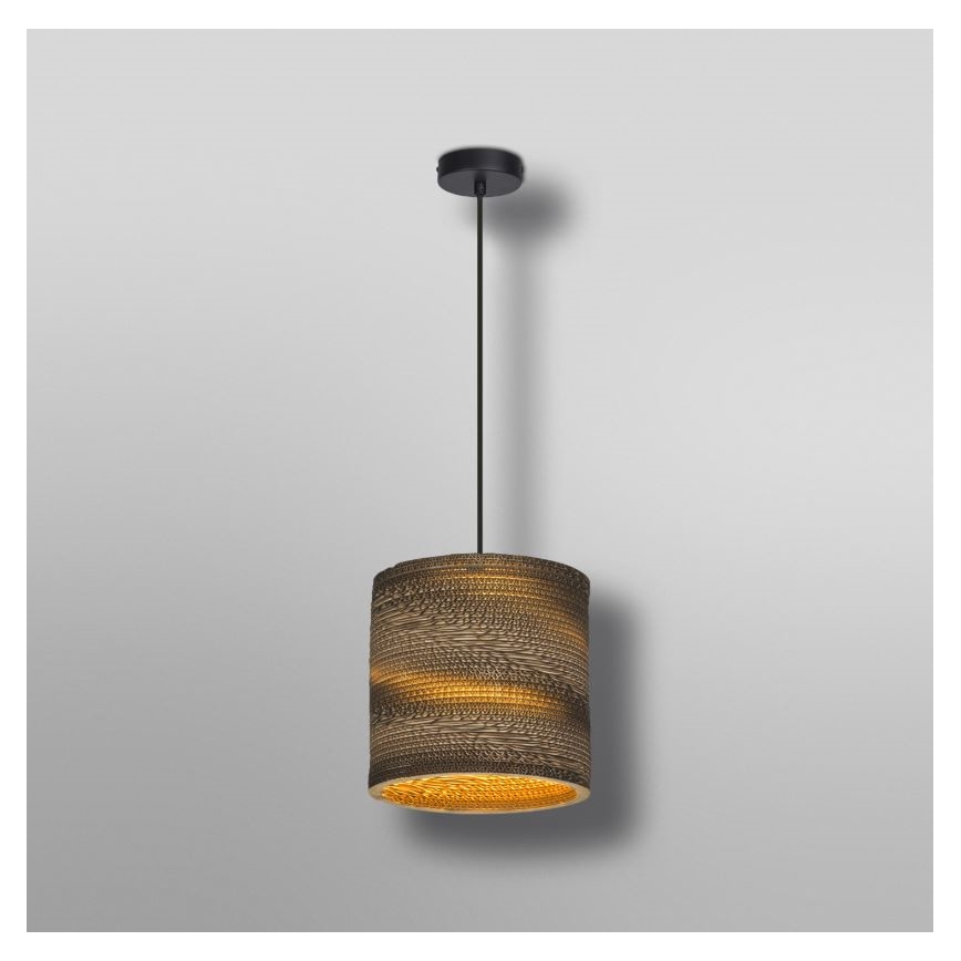 Ledvance - Kattokruunu johdossa DECOR CARDBOARD 1xE27/15W/230V halkaisija 25 cm