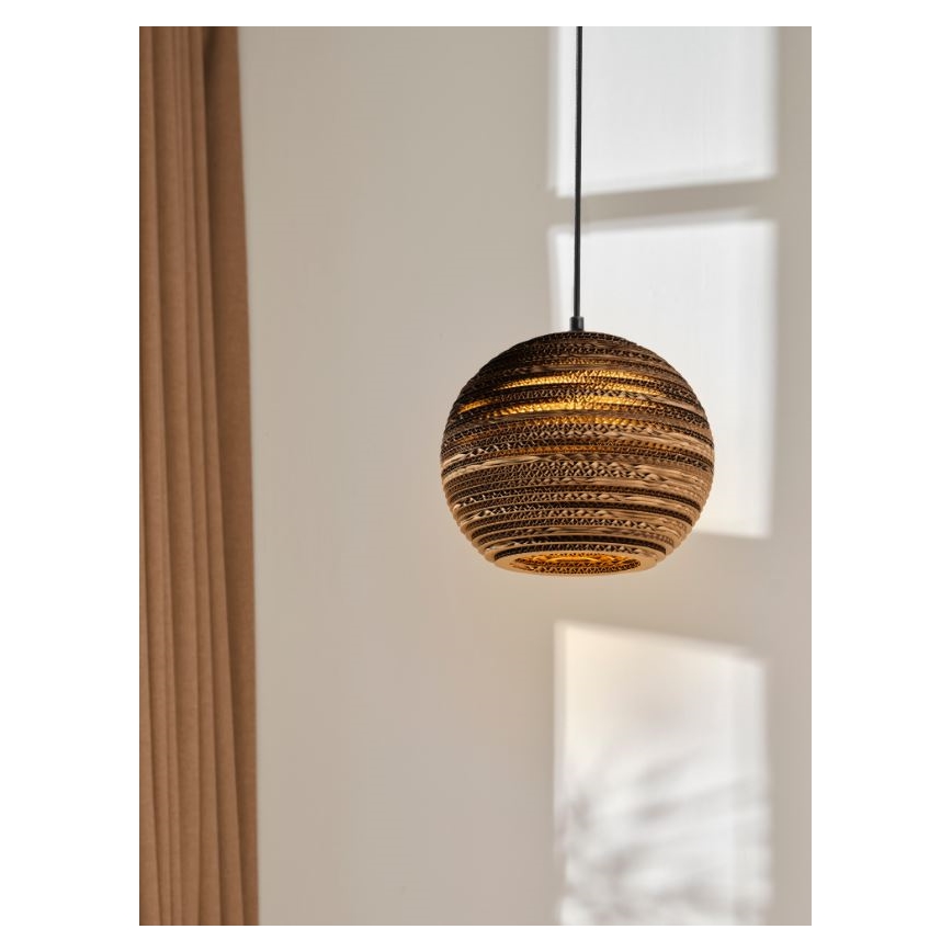 Ledvance - Kattokruunu johdossa DECOR CARDBOARD 1xE27/15W/230V halkaisija 26 cm