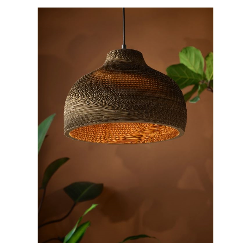 Ledvance - Kattokruunu johdossa DECOR CARDBOARD 1xE27/15W/230V halkaisija 36 cm