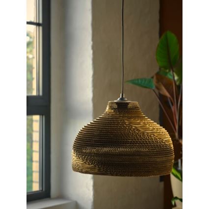 Ledvance - Kattokruunu johdossa DECOR CARDBOARD 1xE27/15W/230V halkaisija 36 cm