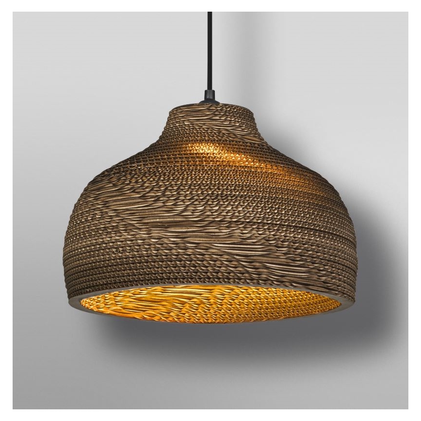 Ledvance - Kattokruunu johdossa DECOR CARDBOARD 1xE27/15W/230V halkaisija 36 cm