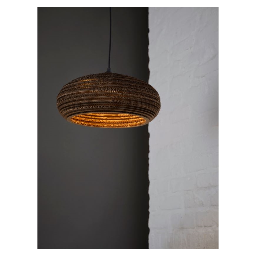 Ledvance - Kattokruunu johdossa DECOR CARDBOARD 1xE27/15W/230V halkaisija 40 cm