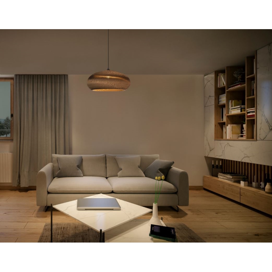 Ledvance - Kattokruunu johdossa DECOR CARDBOARD 1xE27/15W/230V halkaisija 40 cm