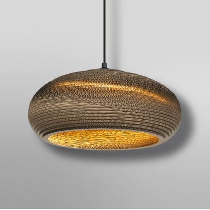 Ledvance - Kattokruunu johdossa DECOR CARDBOARD 1xE27/15W/230V halkaisija 40 cm