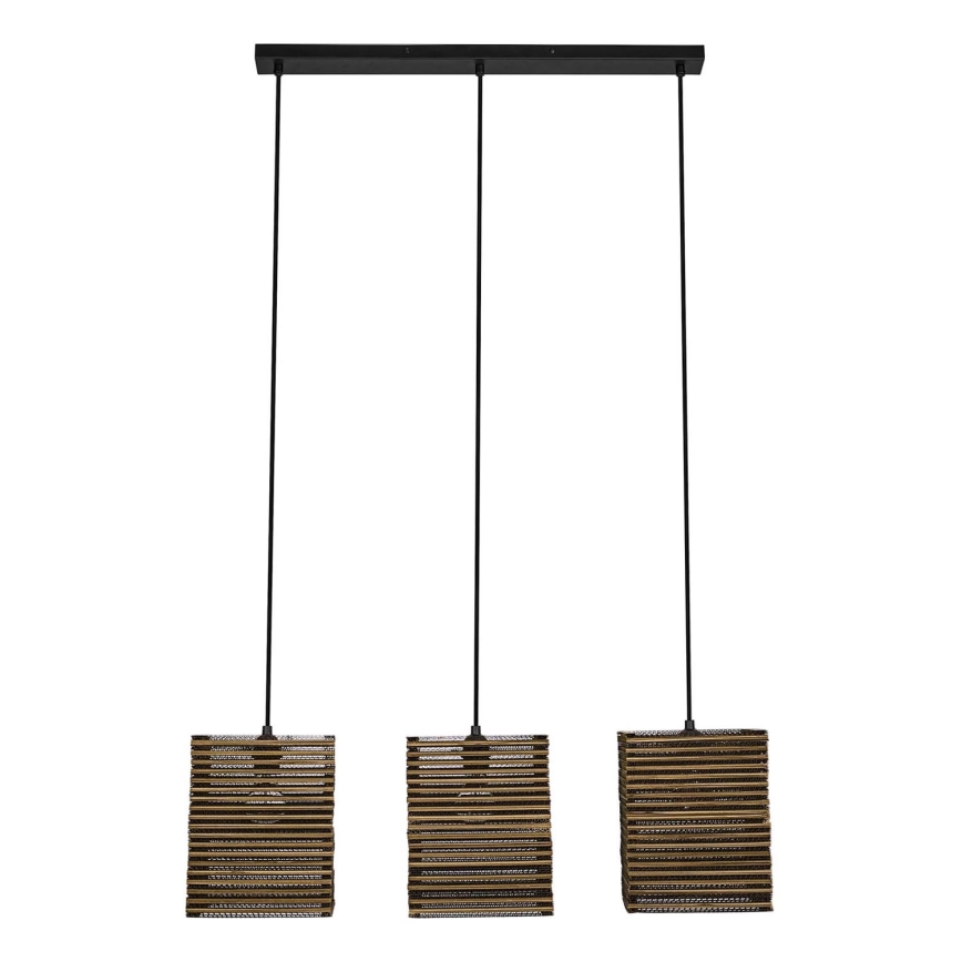 Ledvance - Kattokruunu johdossa DECOR CARDBOARD 3xE27/15W/230V