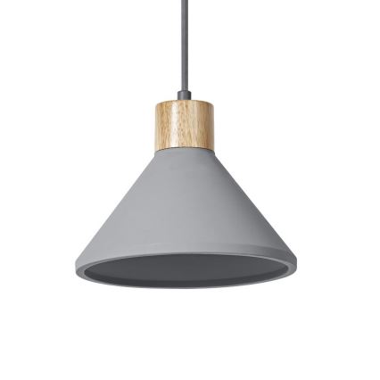 Ledvance - Kattokruunu johdossa DECOR CONCRETE 1xE27/15W/230V halkaisija 22 cm betoni harmaa