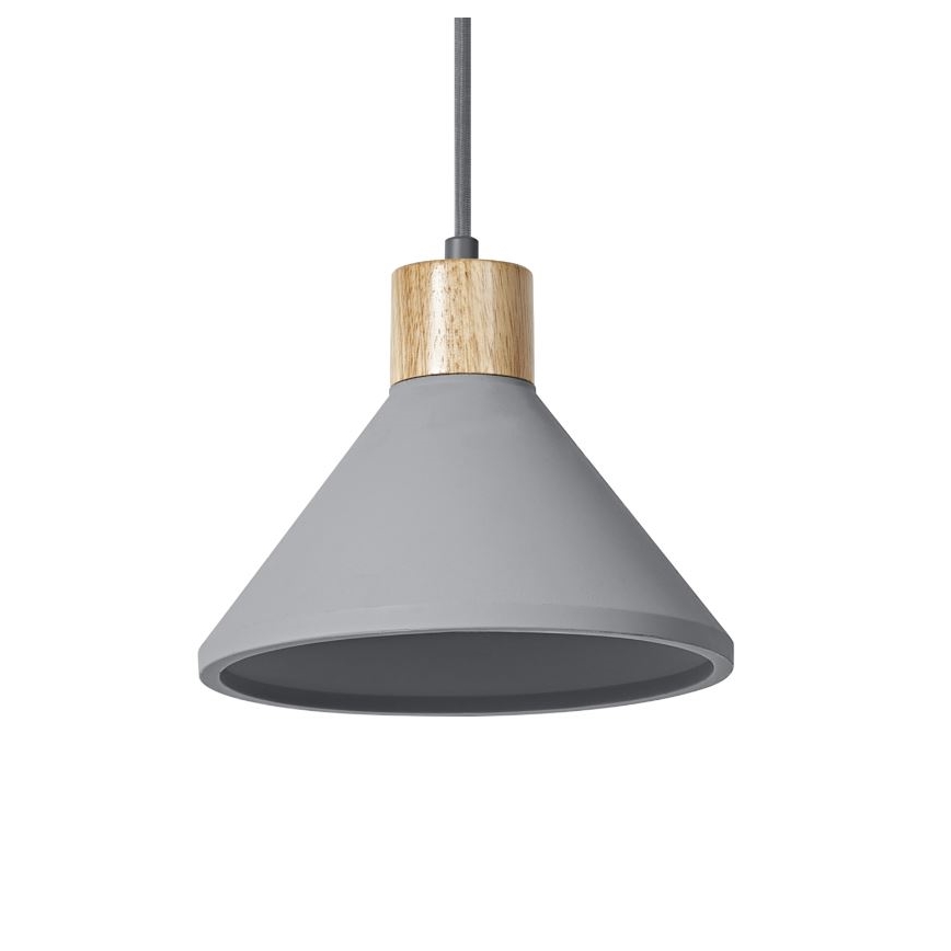 Ledvance - Kattokruunu johdossa DECOR CONCRETE 1xE27/15W/230V halkaisija 22 cm betoni harmaa