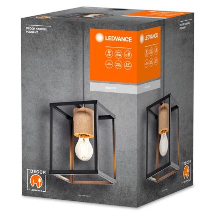 Ledvance - Kattokruunu johdossa DECOR NAIROBI 1xE27/15W/230V kumiviikuna