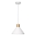 Ledvance - Kattokruunu johdossa DECOR PLASTER 1xE27/25W/230V halkaisija 22 cm muovit valkoinen