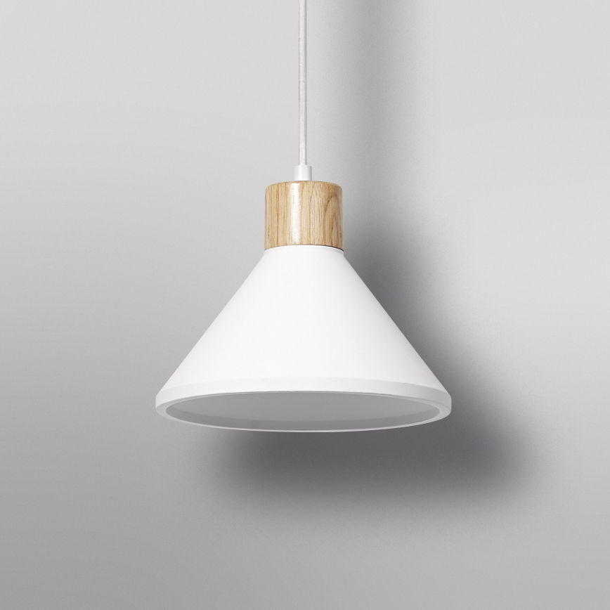Ledvance - Kattokruunu johdossa DECOR PLASTER 1xE27/25W/230V halkaisija 22 cm muovit valkoinen