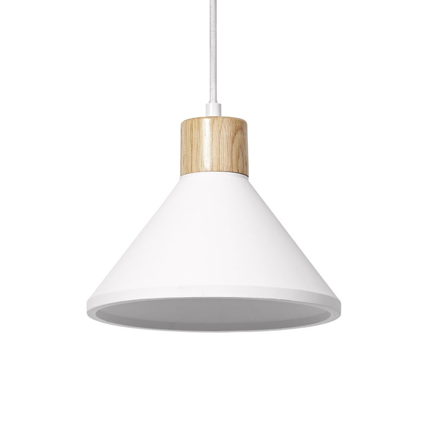 Ledvance - Kattokruunu johdossa DECOR PLASTER 1xE27/25W/230V halkaisija 22 cm muovit valkoinen