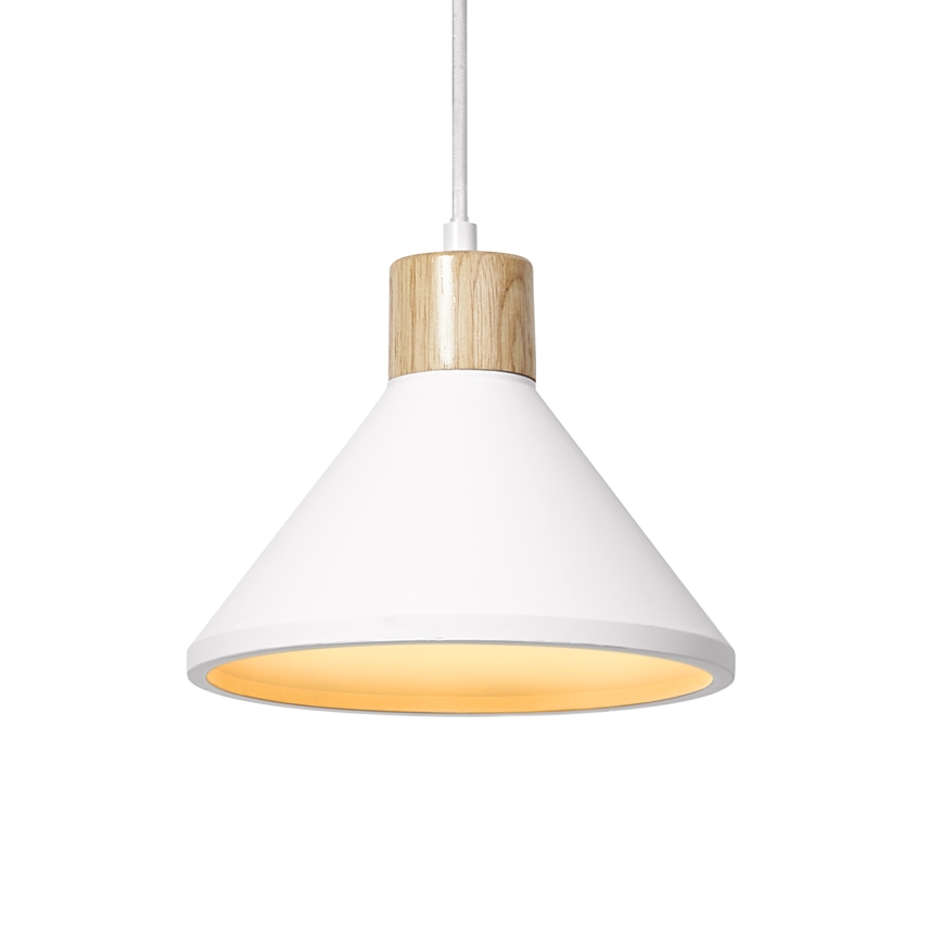 Ledvance - Kattokruunu johdossa DECOR PLASTER 1xE27/25W/230V halkaisija 22 cm muovit valkoinen