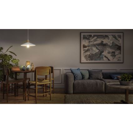 Ledvance - Kattokruunu johdossa DECOR PLASTER 1xE27/25W/230V halkaisija 32 cm muovit valkoinen