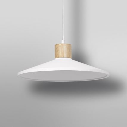 Ledvance - Kattokruunu johdossa DECOR PLASTER 1xE27/25W/230V halkaisija 32 cm muovit valkoinen