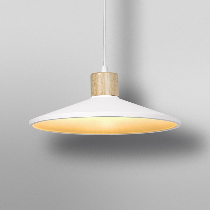 Ledvance - Kattokruunu johdossa DECOR PLASTER 1xE27/25W/230V halkaisija 32 cm muovit valkoinen