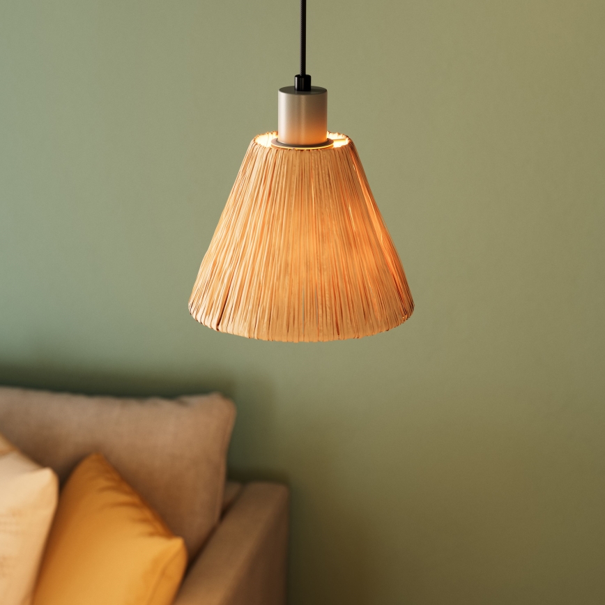 Ledvance - Kattokruunu johdossa DECOR RAFFIA 1xE27/15W/230V