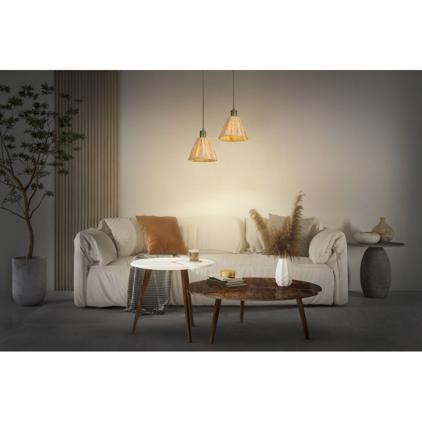Ledvance - Kattokruunu johdossa DECOR RAFFIA 1xE27/15W/230V