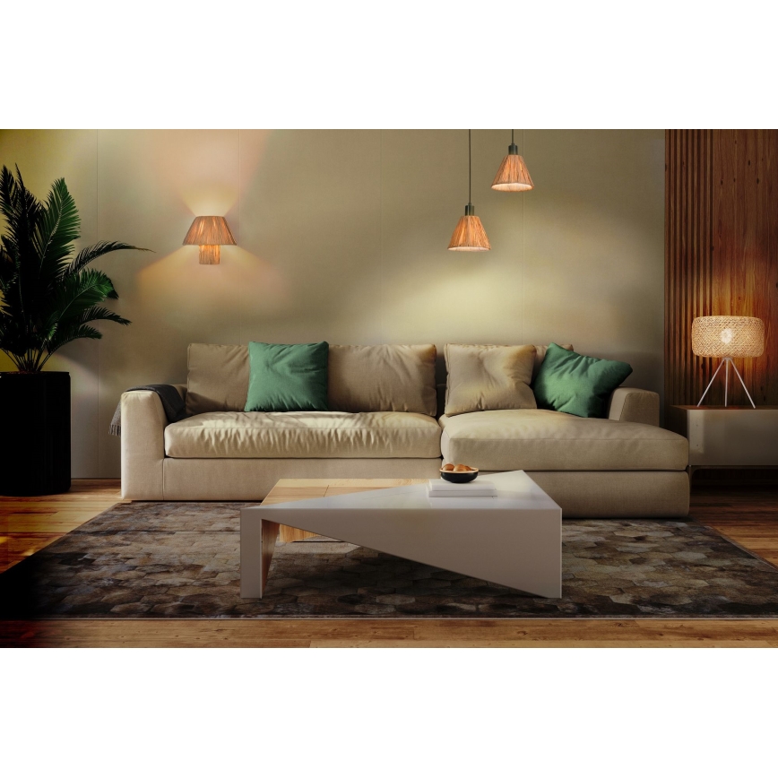 Ledvance - Kattokruunu johdossa DECOR RAFFIA 1xE27/15W/230V
