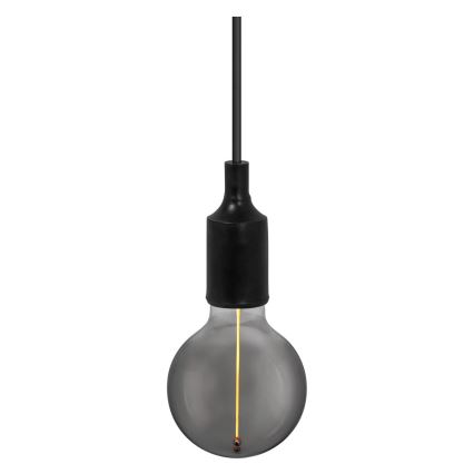 Ledvance - Kattokruunu johdossa PENDULUM BELL 1xE27/15W/230V musta