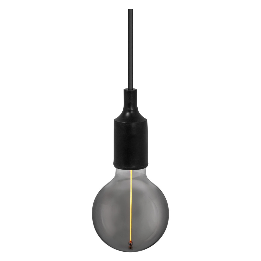 Ledvance - Kattokruunu johdossa PENDULUM BELL 1xE27/15W/230V musta