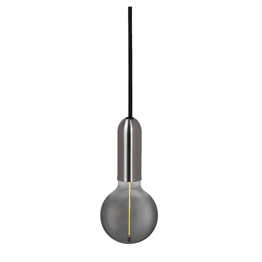 Ledvance - Kattokruunu johdossa PENDULUM ROUND 1xE27/15W/230V mattakromi