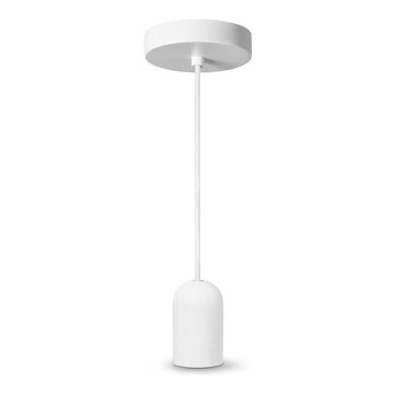 Ledvance - Kattokruunu johdossa PENDULUM ROUND 1xE27/15W/230V valkoinen