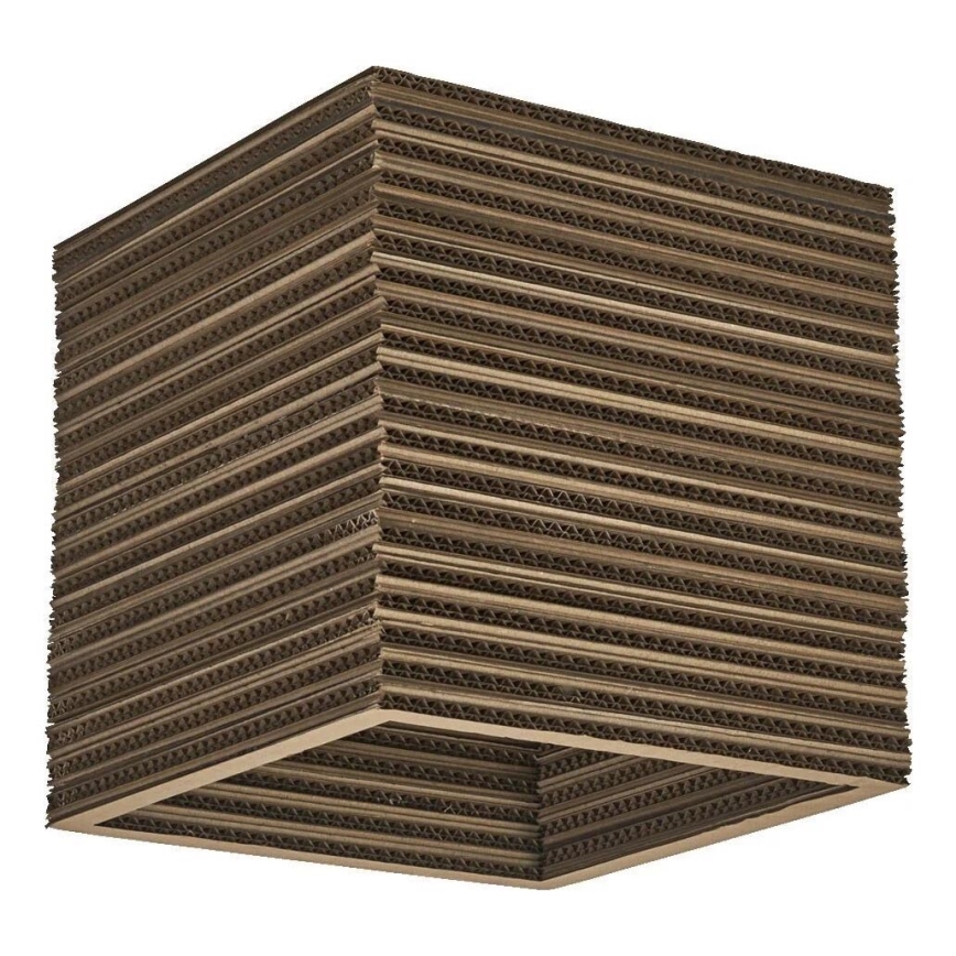 Ledvance - Kattovalo DECOR CARDBOARD 1xE27/15W/230V 25x25 cm