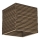 Ledvance - Kattovalo DECOR CARDBOARD 1xE27/15W/230V 25x25 cm