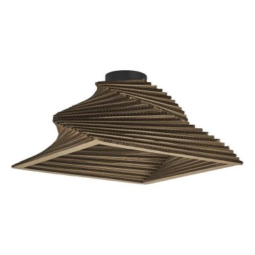 Ledvance - Kattovalo DECOR CARDBOARD 1xE27/15W/230V 40x40 cm