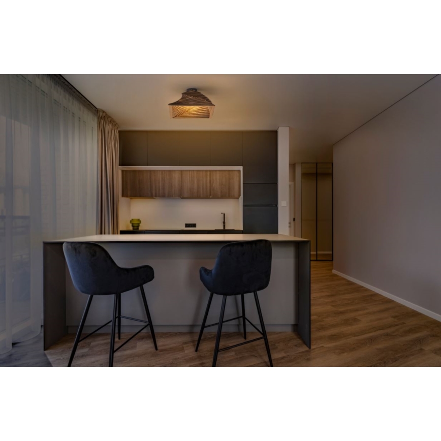 Ledvance - Kattovalo DECOR CARDBOARD 1xE27/15W/230V 40x40 cm