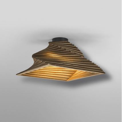 Ledvance - Kattovalo DECOR CARDBOARD 1xE27/15W/230V 40x40 cm