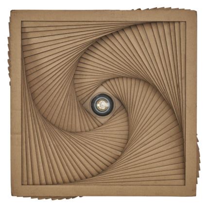 Ledvance - Kattovalo DECOR CARDBOARD 1xE27/15W/230V 40x40 cm