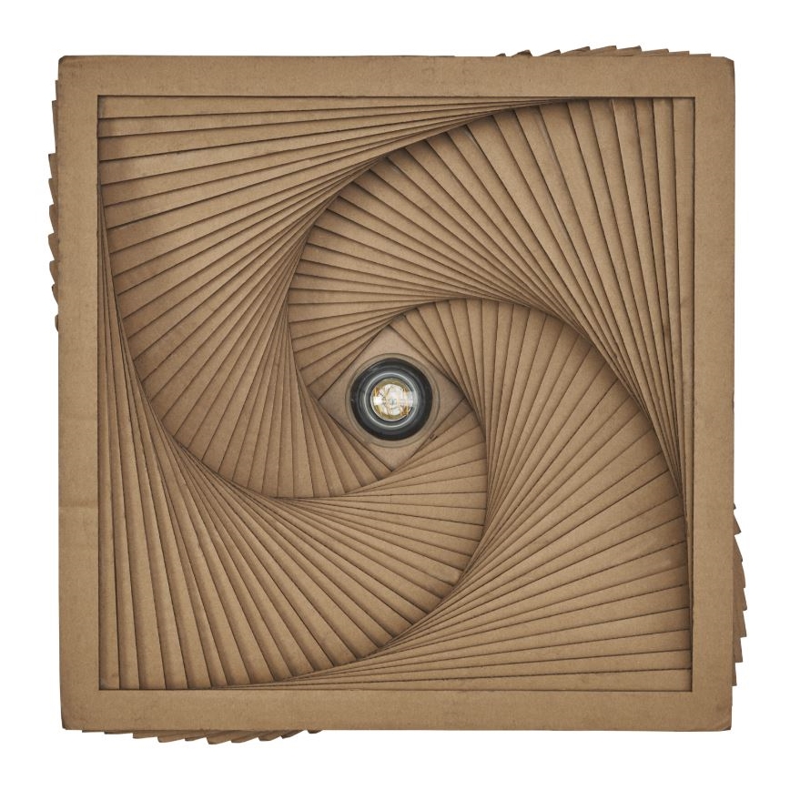 Ledvance - Kattovalo DECOR CARDBOARD 1xE27/15W/230V 40x40 cm