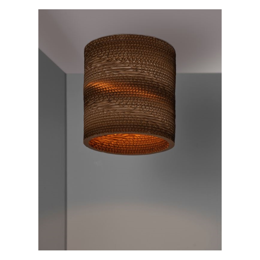 Ledvance - Kattovalo DECOR CARDBOARD 1xE27/15W/230V halkaisija 25 cm