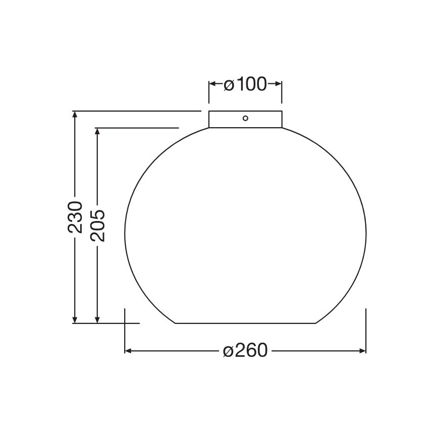 Ledvance - Kattovalo DECOR CARDBOARD 1xE27/15W/230V halkaisija 26 cm