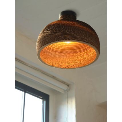 Ledvance - Kattovalo DECOR CARDBOARD 1xE27/15W/230V halkaisija 36 cm