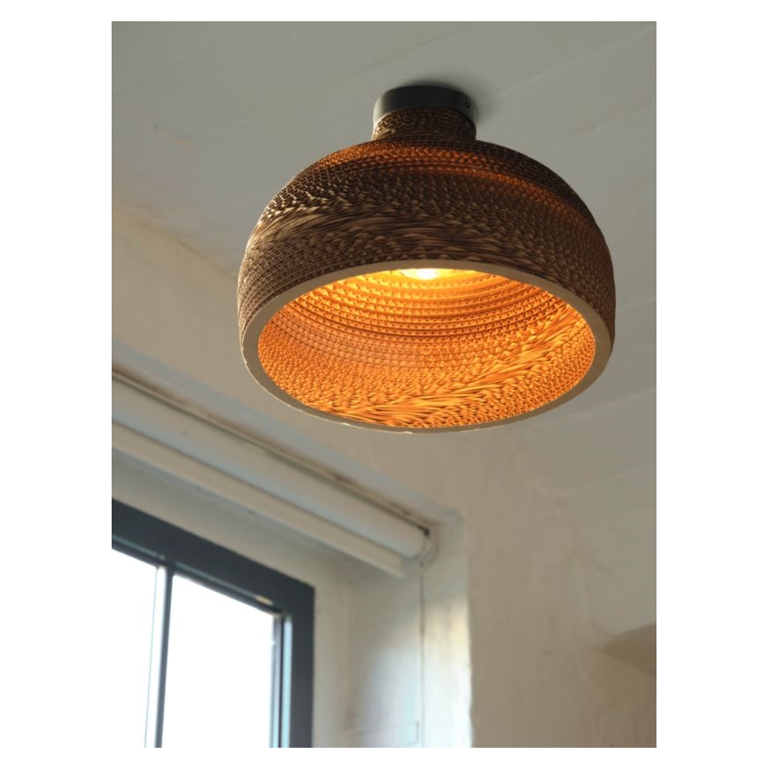 Ledvance - Kattovalo DECOR CARDBOARD 1xE27/15W/230V halkaisija 36 cm