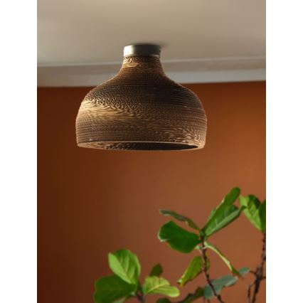 Ledvance - Kattovalo DECOR CARDBOARD 1xE27/15W/230V halkaisija 36 cm