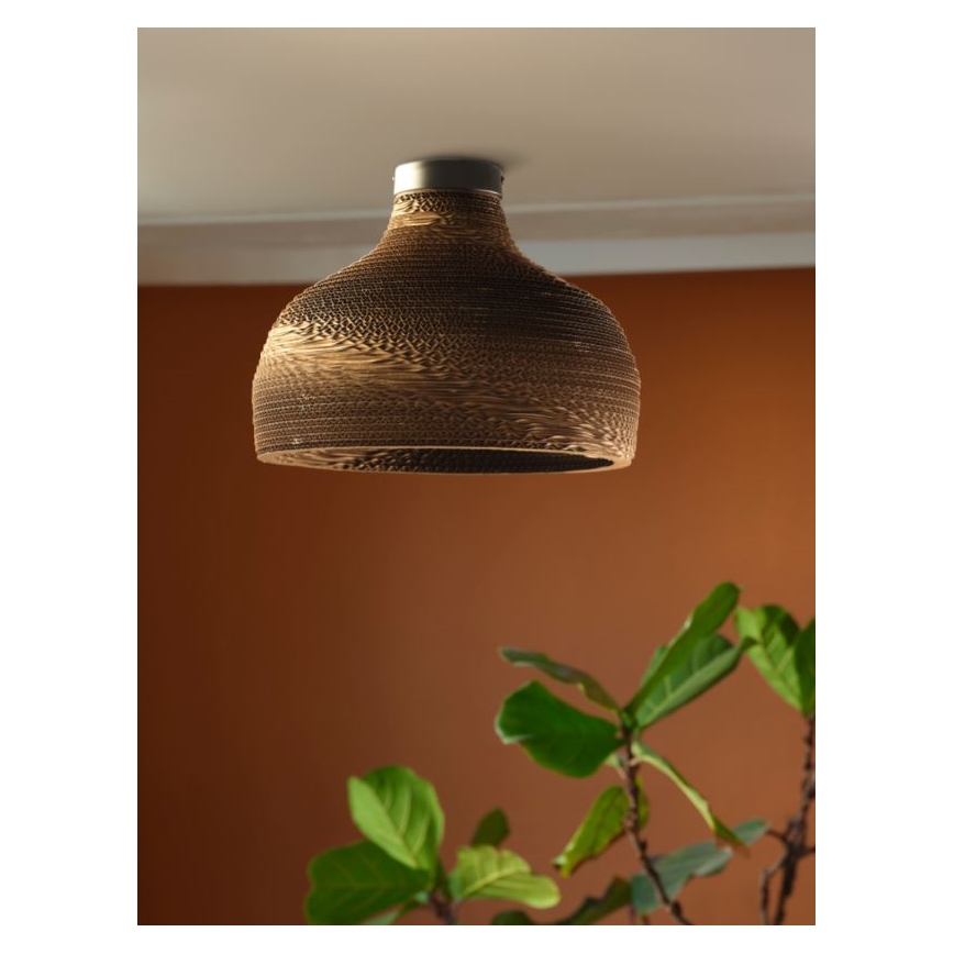 Ledvance - Kattovalo DECOR CARDBOARD 1xE27/15W/230V halkaisija 36 cm