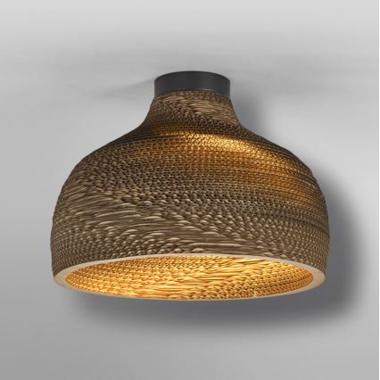 Ledvance - Kattovalo DECOR CARDBOARD 1xE27/15W/230V halkaisija 36 cm
