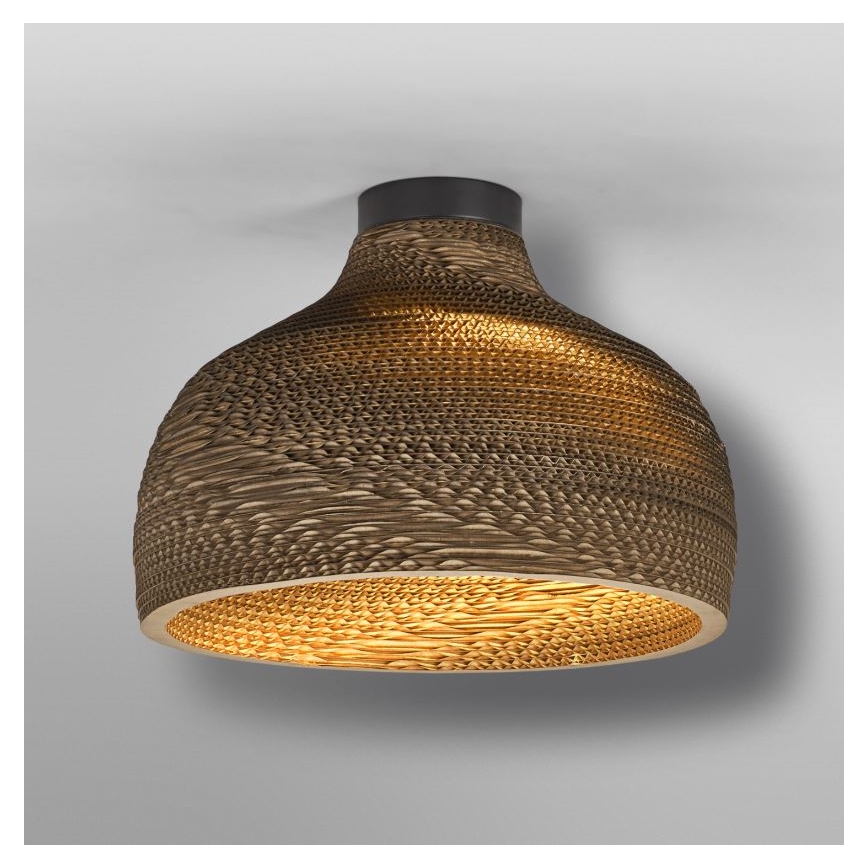 Ledvance - Kattovalo DECOR CARDBOARD 1xE27/15W/230V halkaisija 36 cm