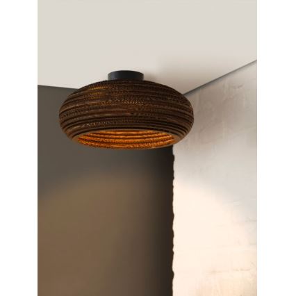 Ledvance - Kattovalo DECOR CARDBOARD 1xE27/15W/230V halkaisija 40 cm