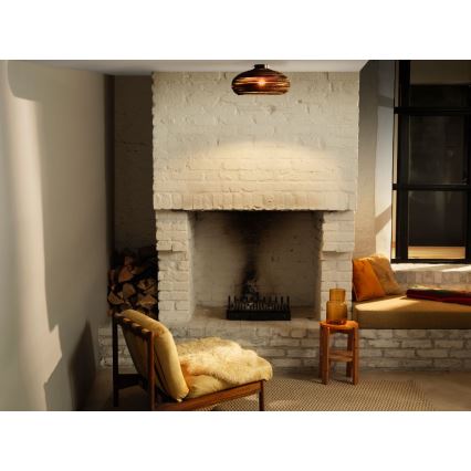 Ledvance - Kattovalo DECOR CARDBOARD 1xE27/15W/230V halkaisija 40 cm