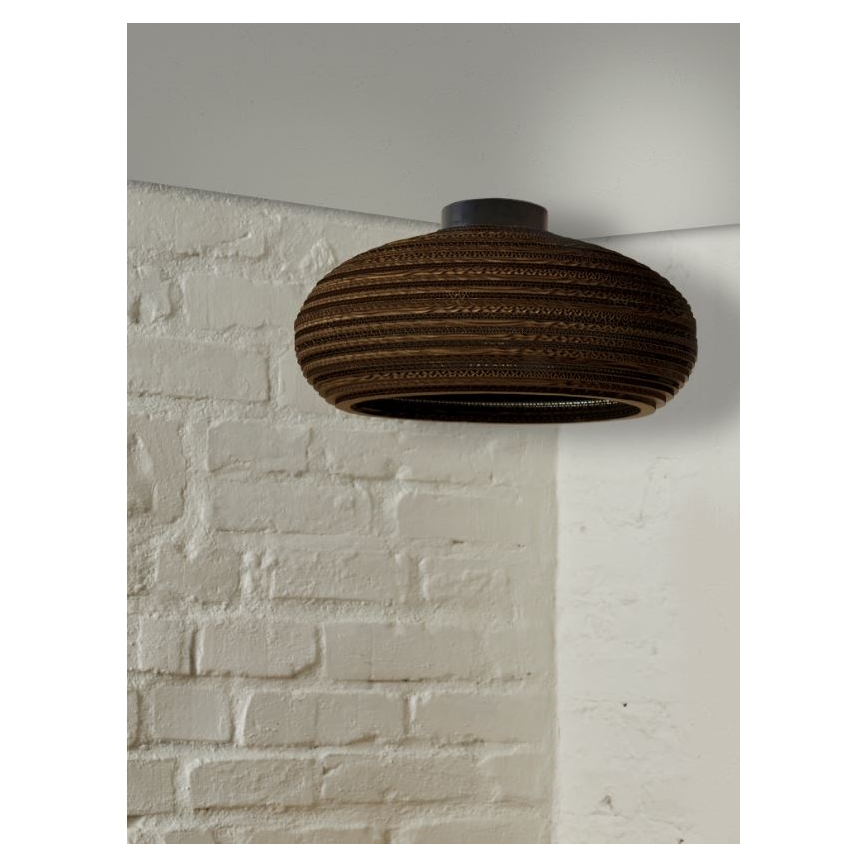 Ledvance - Kattovalo DECOR CARDBOARD 1xE27/15W/230V halkaisija 40 cm
