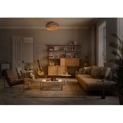Ledvance - Kattovalo DECOR CARDBOARD 1xE27/15W/230V halkaisija 40 cm